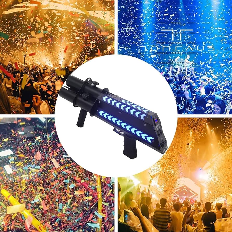 紙吹雪 Amazon.co.jp: WJW ワイヤレス紙吹雪ランチャーキャノン、LED